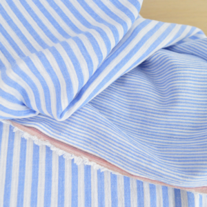 double gaze stripe azur